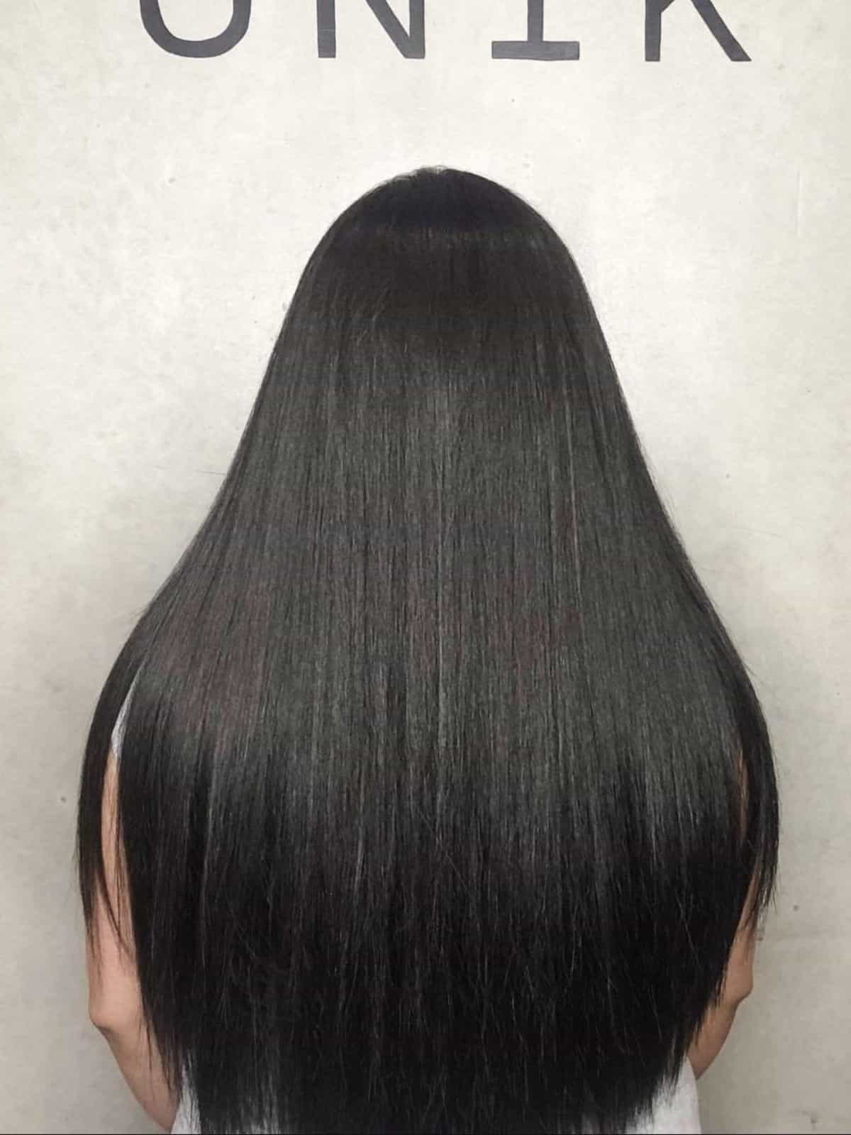 Keratin smoothing treatment at UNIK Hair Design